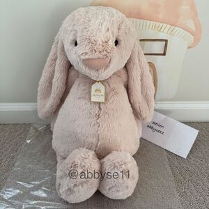 Jellycat Bashful Luxe Bunny Willow - Huge/Big - Authentic - BNWT - Fast Ship